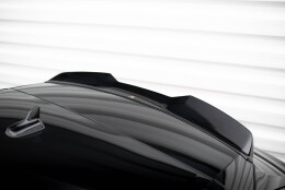 Oberer Heck Spoiler Aufsatz Abrisskante 3D passend für Audi Q8 / SQ8 / Q8 S-Line Mk1 schwarz Hochglanz
