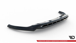 Cup Spoilerlippe Front Ansatz V.2 für Audi SQ8 / Q8 S-Line Mk1 schwarz Hochglanz