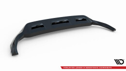 Cup Spoilerlippe Front Ansatz V.2 passend für Audi SQ8 / Q8 S-Line Mk1 schwarz Hochglanz