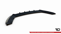 Street+ Spoilerlippe Front Ansatz V.1 passend für Seat Leon Mk3 FL schwarz Hochglanz