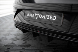 Heck Ansatz Diffusor passend für Seat Leon Mk3 Facelift schwarz Hochglanz