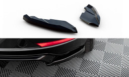 Heck Ansatz Flaps Diffusor V.2 passend für Seat Leon Hatchback Mk3 Facelift schwarz Hochglanz