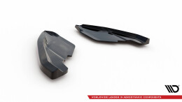 Heck Ansatz Flaps Diffusor V.2 passend für Seat Leon Hatchback Mk3 Facelift schwarz Hochglanz