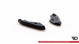 Heck Ansatz Flaps Diffusor V.1 passend für Seat Leon Hatchback Mk3 Facelift schwarz Hochglanz