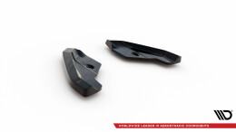 Heck Ansatz Flaps Diffusor V.1 passend für Seat Leon Hatchback Mk3 Facelift schwarz Hochglanz