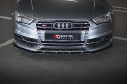 Street Pro Cup Spoilerlippe Front Ansatz für Audi S3 / A3 S-Line Limousine 8V ROT