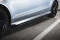 Street Pro Seitenschweller Ansatz Cup Leisten passend für Audi S3 / A3 S-Line Limousine 8V SCHWARZ+ HOCHGLANZ FLAPS