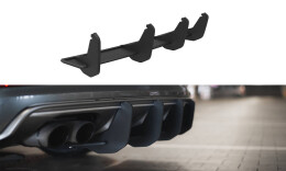 Street Pro Heckschürze Heck Ansatz Diffusor passend für Audi S3 Limousine 8V SCHWARZ