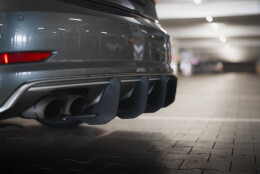 Street Pro Heckschürze Heck Ansatz Diffusor passend für Audi S3 Limousine 8V SCHWARZ