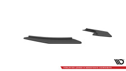 Street Pro Heck Ansatz Flaps Diffusor passend für Audi S3 Limousine 8V SCHWARZ