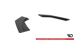 Street Pro Heck Ansatz Flaps Diffusor passend für Audi S3 Limousine 8V SCHWARZ