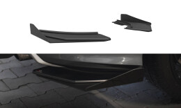 Street Pro Heck Ansatz Flaps Diffusor passend für Audi S3 Limousine 8V SCHWARZ+ HOCHGLANZ FLAPS