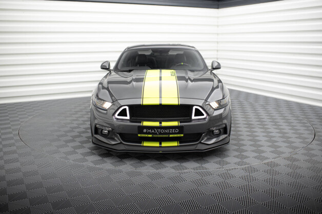 Street Pro Cup Spoilerlippe Front Ansatz passend für Ford Mustang GT Mk6 SCHWARZ