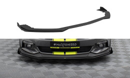 Street Pro Cup Spoilerlippe Front Ansatz passend für Ford Mustang GT Mk6 rot+ Hochglanz Flaps