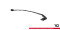 Street Pro Cup Spoilerlippe Front Ansatz passend für Ford Mustang GT Mk6 rot+ Hochglanz Flaps