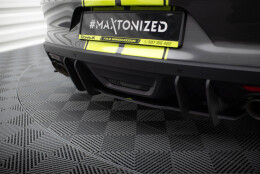 Street Pro Heckschürze Heck Ansatz Diffusor passend für Ford Mustang GT Mk6 SCHWARZ