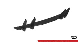 Street Pro Heckschürze Heck Ansatz Diffusor passend für Ford Mustang GT Mk6 schwarz-rot