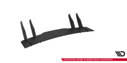 Street Pro Heckschürze Heck Ansatz Diffusor passend für Ford Mustang GT Mk6 schwarz-rot