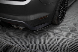 Street Pro Heck Ansatz Flaps Diffusor für Ford Mustang GT Mk6 schwarz