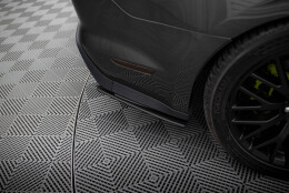 Street Pro Heck Ansatz Flaps Diffusor passend für Ford Mustang GT Mk6 rot