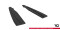 Street Pro Heck Ansatz Flaps Diffusor passend für Ford Mustang GT Mk6 rot