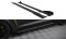 Street Pro Seitenschweller Ansatz Cup Leisten passend für Ford Mustang GT Mk6 SCHWARZ+ HOCHGLANZ FLAPS