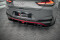 Street Pro Heckschürze Heck Ansatz Diffusor passend für Hyundai I30 Fastback N-Line Mk3 Facelift rot