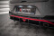 Street Pro Heckschürze Heck Ansatz Diffusor passend für Hyundai I30 Fastback N-Line Mk3 Facelift rot+ Hochglanz Flaps