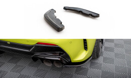Heck Ansatz Flaps Diffusor V.1 passend für0 (passend für heckansatz v.2) BMW 1er M-Paket / M135i F40 schwarz Hochglanz