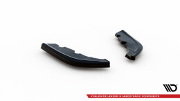Heck Ansatz Flaps Diffusor V.1 passend für0 (passend für heckansatz v.2) BMW 1er M-Paket / M135i F40 schwarz Hochglanz