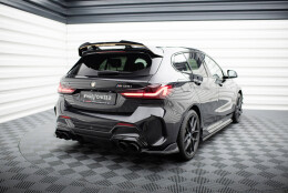 Heck Spoiler Aufsatz Abrisskante passend für BMW M135i M-Performance F40 schwarz Hochglanz