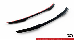 Heck Spoiler Aufsatz Abrisskante passend für BMW M135i M-Performance F40 schwarz Hochglanz