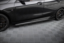Seitenschweller Ansatz Cup Leisten für BMW M135i M-Performance F40 schwarz Hochglanz