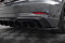 Heck Ansatz Diffusor für Audi S3 Sportback 8V Facelift schwarz Hochglanz