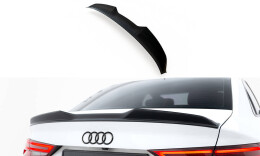 Heck Spoiler Aufsatz Abrisskante 3D passend für Audi RS3 Limousine 8V / 8V Facelift schwarz Hochglanz