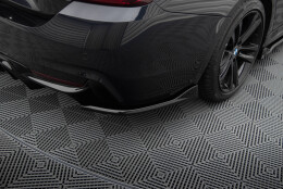 Heck Ansatz Flaps Diffusor V.1 passend für BMW 4er Gran Coupe M-Paket F36 schwarz Hochglanz