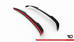 Heck Spoiler Aufsatz Abrisskante passend für Peugeot 207 Sport schwarz Hochglanz