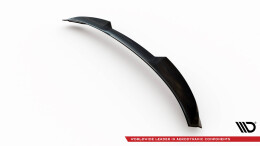 Niedriger Heck Spoiler Aufsatz Abrisskante 3D für Bentley Bentayga Mk1  schwarz Hochglanz