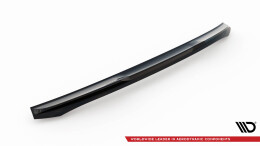 Unterer Heck Spoiler Aufsatz Abrisskante 3D passend für Bentley Bentayga Mk1 schwarz Hochglanz