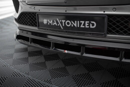 Cup Spoilerlippe Front Ansatz passend für Bentley Bentayga Mk1 schwarz Hochglanz