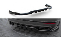 Mittlerer Cup Diffusor Heck Ansatz DTM Look passend für Bentley Bentayga Mk1 schwarz Hochglanz