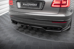 Mittlerer Cup Diffusor Heck Ansatz DTM Look passend für Bentley Bentayga Mk1 schwarz Hochglanz