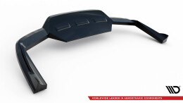 Mittlerer Cup Diffusor Heck Ansatz DTM Look passend für Bentley Bentayga Mk1 schwarz Hochglanz