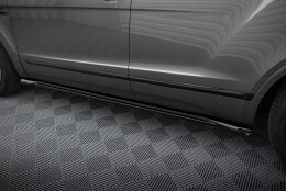 Seitenschweller Ansatz Cup Leisten passend für Bentley Bentayga Mk1 schwarz Hochglanz