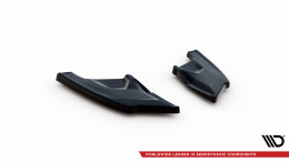 Heck Ansatz Flaps Diffusor V.3 für Volkswagen Golf GTI Mk8 schwarz Hochglanz