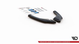 Heck Ansatz Flaps Diffusor V.3 passend für VW Golf GTI Mk8 schwarz Hochglanz