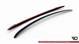 Verlängerung Motorhaube passend für VW Golf Mk8 schwarz Hochglanz