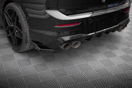 Heck Ansatz Flaps Diffusor V.5 + Flaps passend für VW Golf R Mk8