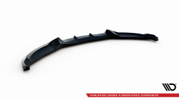 Cup Spoilerlippe Front Ansatz V.1 passend für BMW 1er M-Paket E82 schwarz Hochglanz
