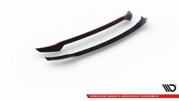 Heck Spoiler Aufsatz Abrisskante passend für Kia Sorento Mk4 schwarz Hochglanz